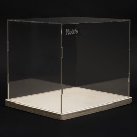Caja Acrílica Exhibición Anti Polvo Colección Robotime Df01m