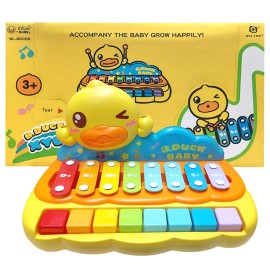 Xilófono Piano B.duck Baby Amarillo Juguete Musical Niños