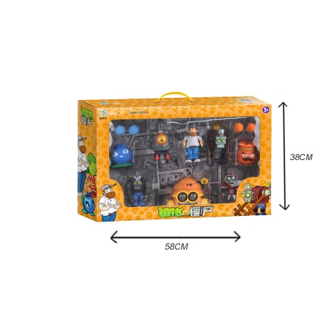Juguete Plantas Vs Zombies Muñecos Colección Personajes Niños