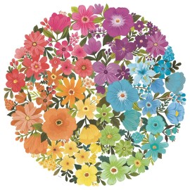 Rompecabezas Circulo Flores Colores 17167 Ravensburger 500pz