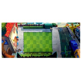 Alfombrilla Escenario Juego Plantas Vs Zombies Era Moderna