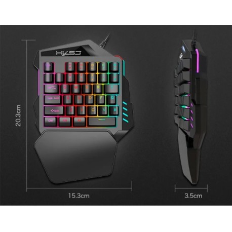 Teclado Pequeño Gamer de Mano