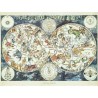 Rompecabezas Mapa Mundial Bestias Fantásticas Ravensburger