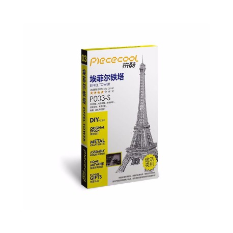 Rompecabezas Metal 3d Torre Eiffel