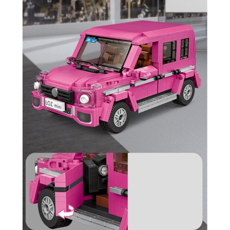 Mini bloques Armables Suv Rosa