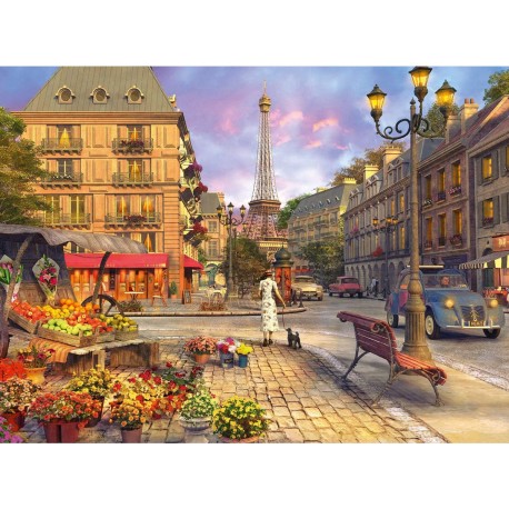 Rompecabezas Diseño París Vintage Ravensburger