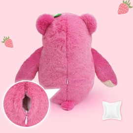 Peluche Diseño Oso Lotso Rosa Con Aroma Dulce