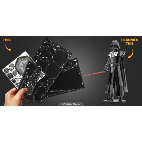 Modelo de Metal 3d Star Wars Darth Vader