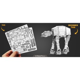 Modelo de Metal 3d AT-AT Star Wars