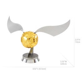 Modelo de Metal 3d Harry Potter Snitch