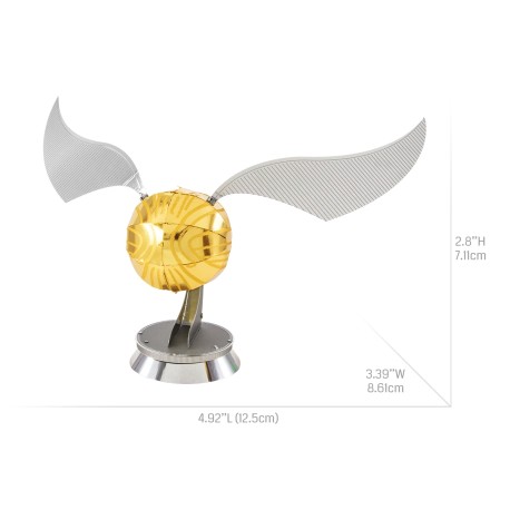 Modelo de Metal 3d Harry Potter Snitch