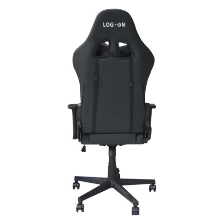 Silla Gamer de Tela Ajustable Gris Log-On