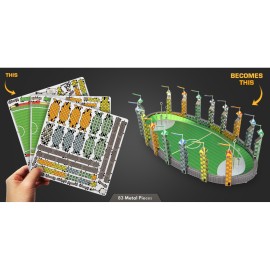 Modelo de Metal 3d Quidditch Pitch Harry Potter