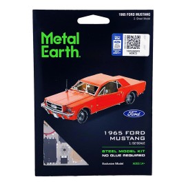 Modelo de Metal 3d Ford Mustang Coupe 1965