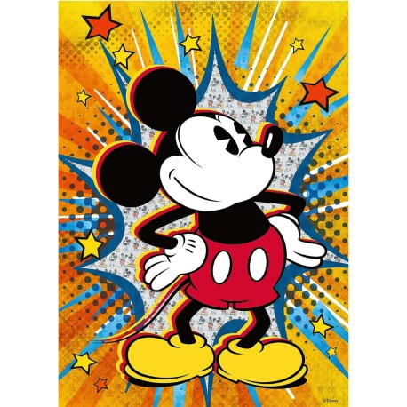 Rompecabezas Diseño Mickey Pop Art 1000 Pzs