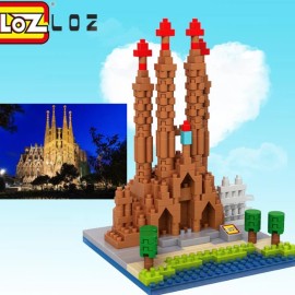 Mini Bloques Armables Iglesia Sagrada Familia