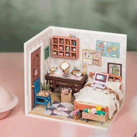 Casa Miniatura Armable Dormitorio Anne