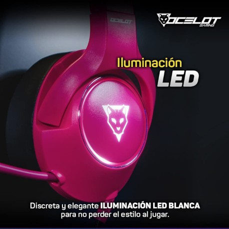 Audifonos Gamer Ocelot Orejas 3.5 Alámbricos