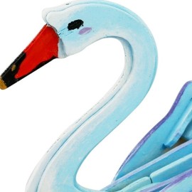 Rompecabezas 3d Cisne para Pintar