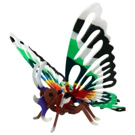 Rompecabezas 3d  Mariposa para Pintar