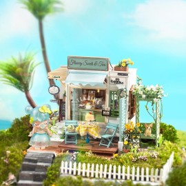 Casa Miniatura Armable Floreria Dulces y Tés