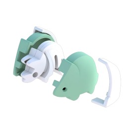 Romepcabezas Magnético 3D Bebé Tricera