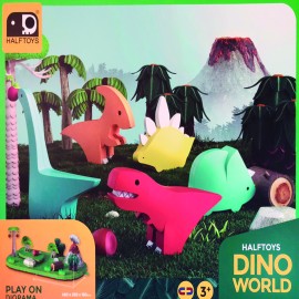 Colección Rompecabezas MagnéticoMundo Dinosaurio  Half Toys