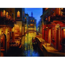 Rompecabezas Ravensburger Aguas De Venecia Italia 1000pz