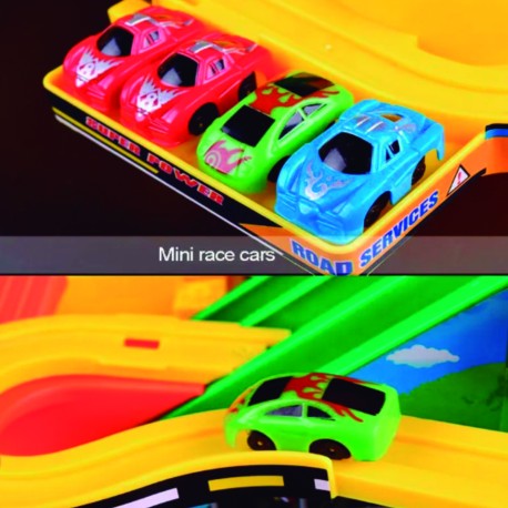 Juguete de Pista Coches Autódromo Diversión 3d Niños